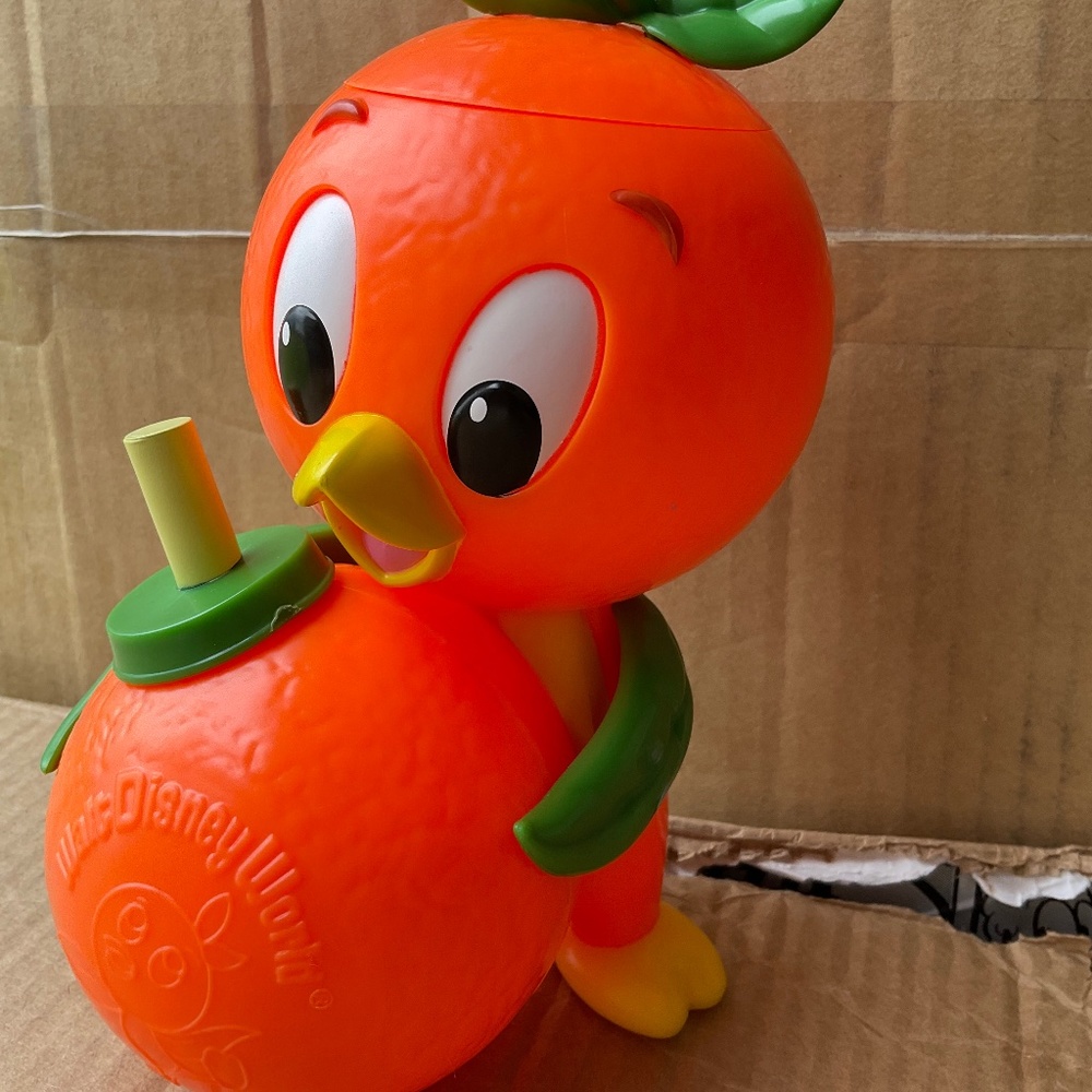Disney parks orange brid sipper cup